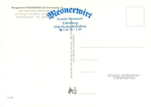 Schellenberg_Marktschellenberg Berggasthof Messnerwirt mit Untersberg Schellenberg
