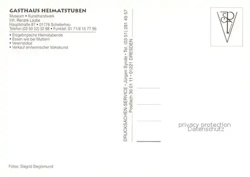 Schellerhau Gasthaus Heimatstuben Gastraeume Kirche Panorama Schellerhau