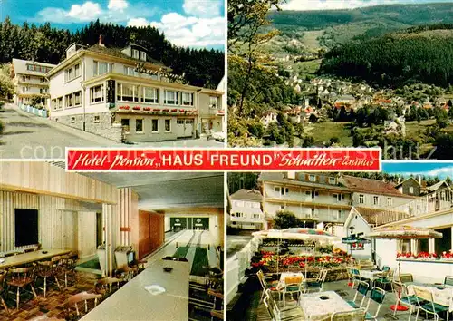 Schmitten_Taunus Hotel Pension Haus Freund Panorama Kegelbahn Terrasse Schmitten Taunus