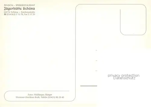 Schoena_Elbe Pension Restaurant Jaegerhuette Schoena Gastraeume Kaminzimmer Schoena Elbe