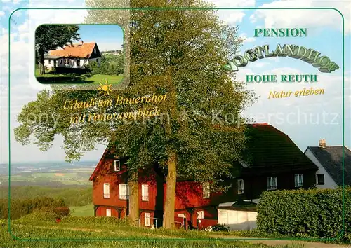 Schoeneck_Vogtland Pension Vogtlandhof Panorama Schoeneck_Vogtland