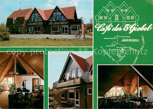 Schuettorf Cafe der 5 Giebel Gastraeume Schuettorf