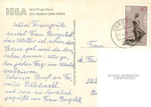 Seedorf_Lauenburg Willi Pingel Heim Park Seedorf_Lauenburg