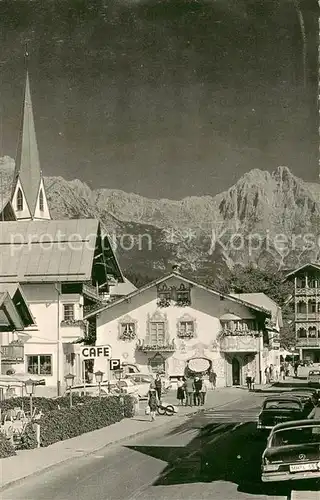 Seefeld_Tirol Motiv mit Tiroler Schmuckkastl Cafe Alpenblick Seefeld Tirol