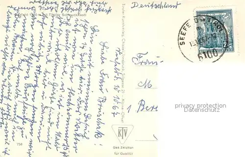 Seefeld_Tirol Motiv mit Tiroler Schmuckkastl Cafe Alpenblick Seefeld Tirol