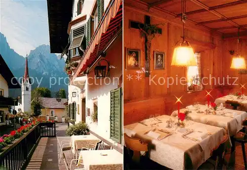 Seis_Schlern Gasthof Restaurant Schwarzer Adler Albergo Ristorante Aquila Nera Seis_Schlern