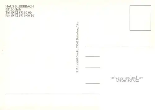 Selb Haus Silberbach Fliegeraufnahme Selb