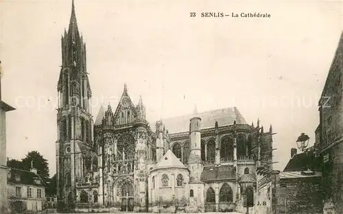 Senlis_Oise La Cathedrale Senlis Oise