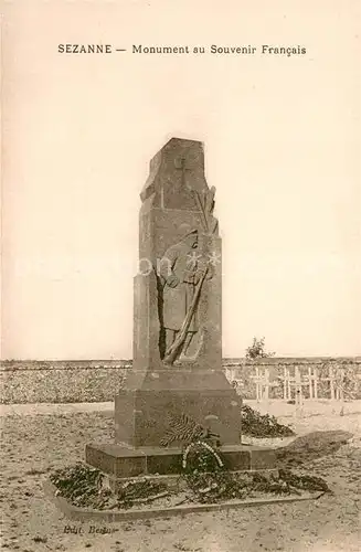 Sezanne Monument au Souvenir Francais Sezanne