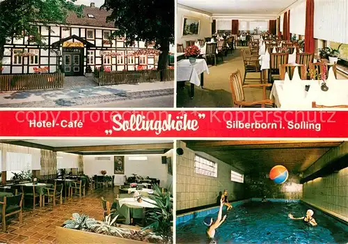 Silberborn Hotel Cafe Sollingshoehe Gastraeume Hallenbad Silberborn