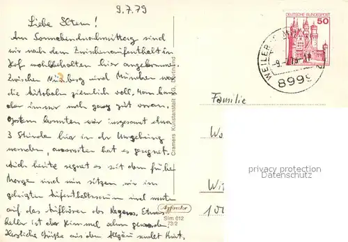 Simmerberg Panorama Kirche Kapelle Hauptstrasse Innenstadt Simmerberg