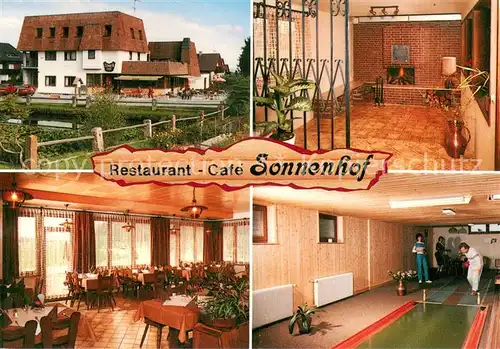 Sommenhardt Restaurant Cafe Sonnenhof Kegelbahn Sommenhardt