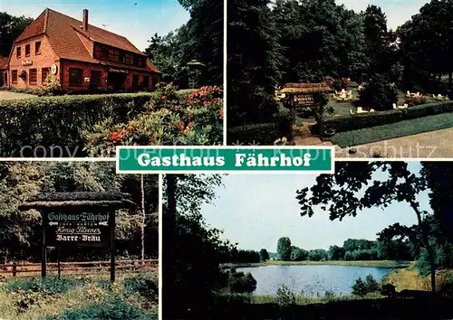 Sottrum_Rotenburg_Wuemme Gasthaus Faehrhof Uferpartie am See Sottrum_Rotenburg_Wuemme