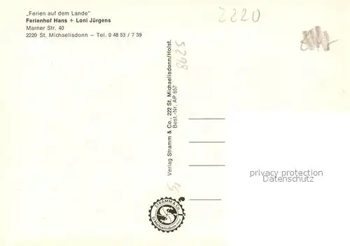 St_Michaelisdonn Ferienhof Hans und Loni Juergens St_Michaelisdonn