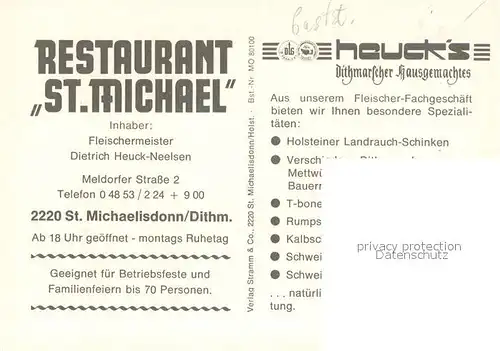 St_Michaelisdonn Restaurant St Michael Gastraeume St_Michaelisdonn