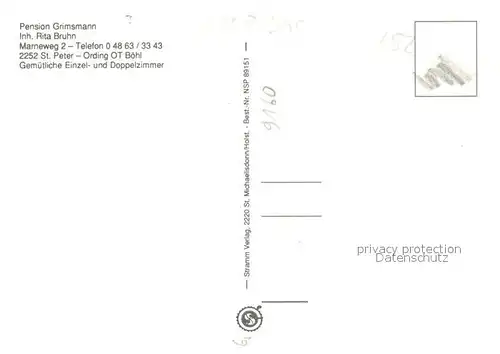 St_Peter Ording Pension Grimsmann Gaststube Terrasse Zimmer St_Peter Ording