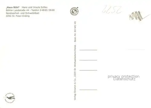 St_Peter Ording Haus Boehl St_Peter Ording