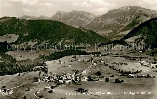 Steibis Fliegeraufnahme mit Hochgrat Steibis