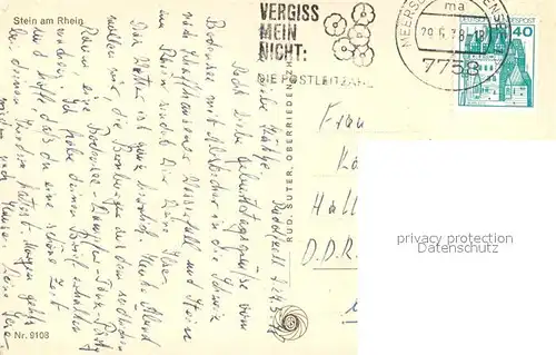 Stein_Rhein Strassenpartie Stein Rhein