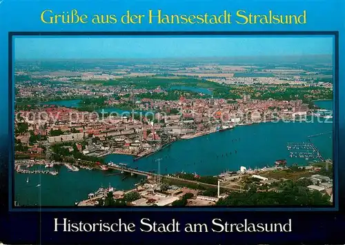 Stralsund_Mecklenburg_Vorpommern Fliegeraufnahme Stralsund_Mecklenburg