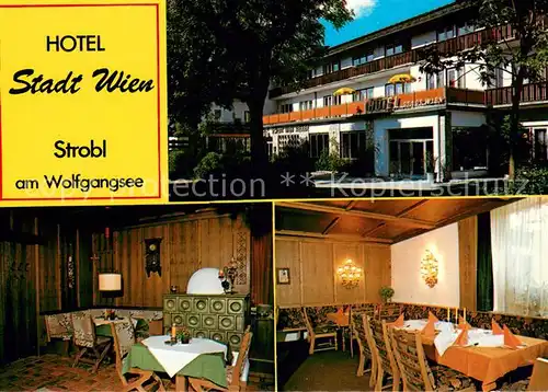 Strobl Hotel Stadt Wien Restaurant am Wolfgangsee Strobl
