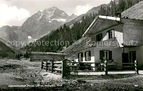 Stubaital Alpenwirtschaft Pinnis Stubaital