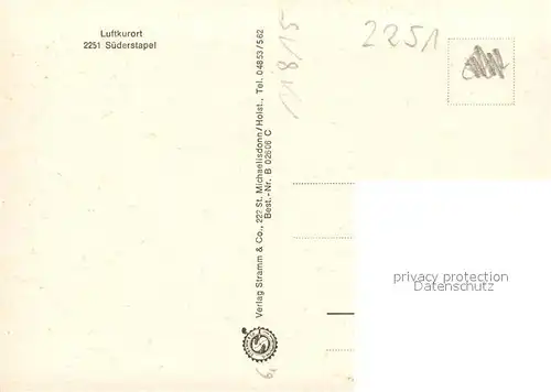 Suederstapel Fliegeraufnahme Suederstapel