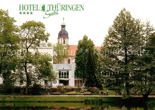 Suhl_Thueringer_Wald Hotel Thueringen Park Teich Suhl_Thueringer_Wald