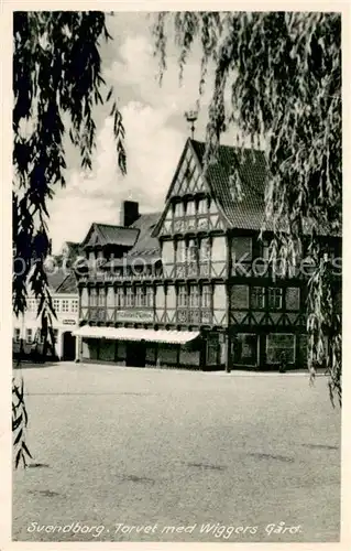 Svendborg Torvet med Wiggers Gard Svendborg