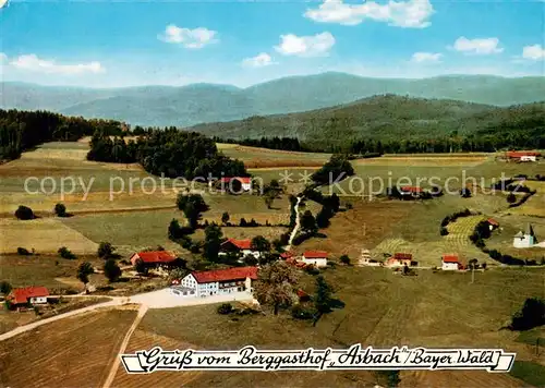 Teisnach Berggasthof Asbach Fliegeraufnahme Teisnach