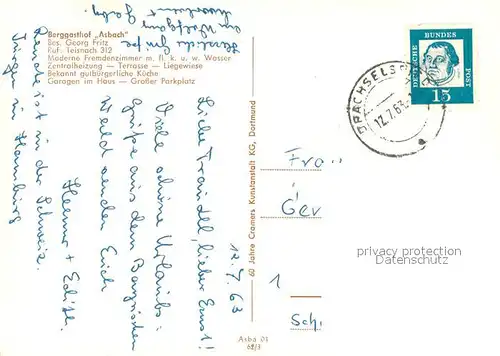 Teisnach Berggasthof Asbach Fliegeraufnahme Teisnach