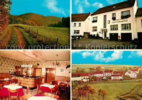 Tettscheid Gasthaus Pension Zum Liesertal Landschaftspanorama Tettscheid