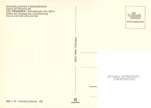 Tieringen Ev Tagungsheim Haus Bittenhalde Tieringen