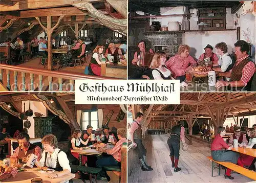 Tittling Gasthaus Muehlhiasl Museumsdorf Bayerischer Wald Tittling