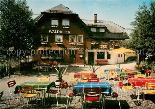 Todtnauberg Cafe Restaurant Waldblick Freiterrasse Todtnauberg