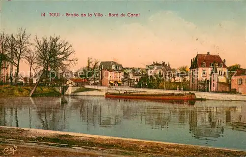 Toul_Meurthe et Moselle_Lothringen Entree de la Ville Bord du Canal Toul_Meurthe et Moselle