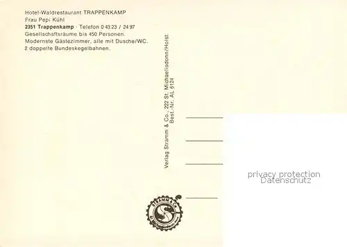 Trappenkamp Hotel Waldrestaurant Trappenkamp Gastraeume Trappenkamp