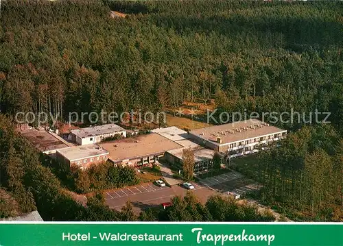 Trappenkamp Hotel Waldrestaurant Trappenkamp Fliegeraufnahme Trappenkamp