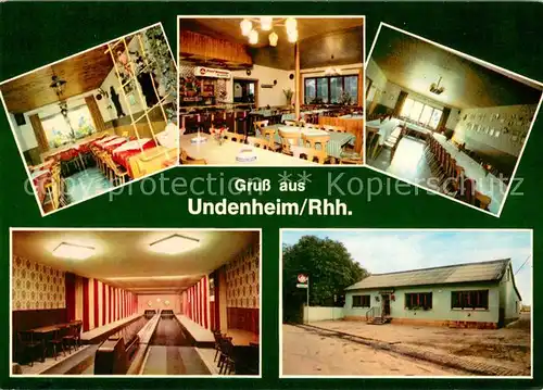 Undenheim Gasthaus zum Keglerheim Restaurant Kegelbahn Undenheim