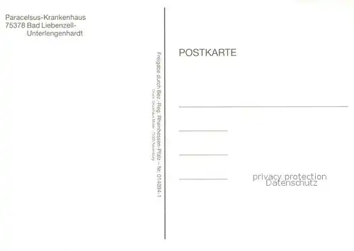 Unterlengenhardt Paracelsus Krankenhaus Fliegeraufnahme Unterlengenhardt