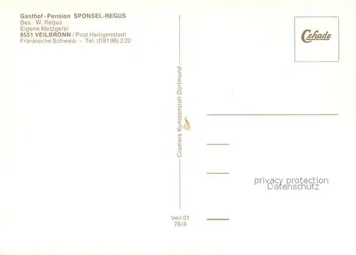 Veilbronn Panorama Gasthof Sponsel Regus Gaststube Veilbronn