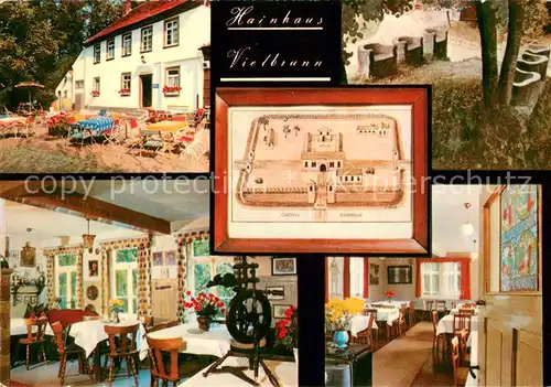 Vielbrunn Waldgaststaette Pension Hainhaus Gastraeume Terrasse Vielbrunn