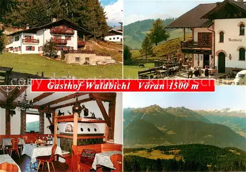 Voeran_Verano Gasthof Waldbichl Fernsicht Alpenpanorama Voeran Verano
