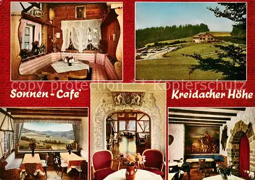 Waldmichelbach Sonnen Cafe Pension Kreidacher Hoehe Gastraeume Waldmichelbach