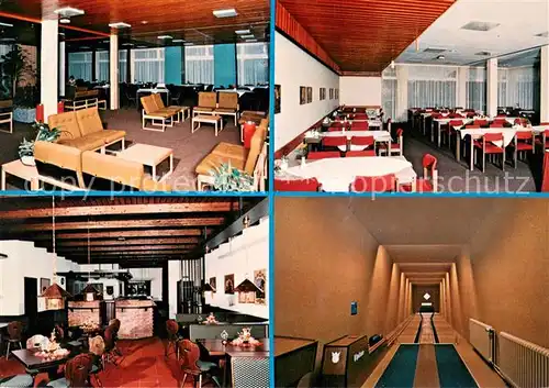Walsrode_Lueneburger_Heide Deutsche Postgewerkschaft Schulungs  und Erholungsheim Haus Walsrode Restaurant Kegelbahn Walsrode_Lueneburger_Heide