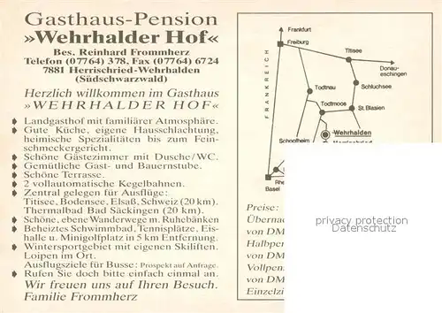 Wehrhalden Gasthaus Pension Wehrhalder Hof Gaststube Terrasse Fliegeraufnahme Wehrhalden