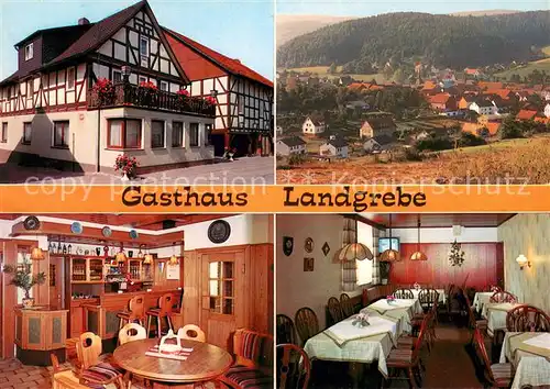 Weissenhasel Gasthaus Landgrebe Gastraeume Panorama Weissenhasel