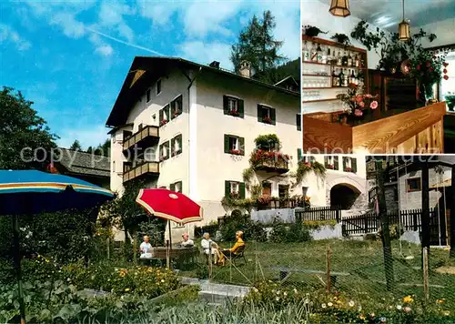 Welschnofen_Suedtirol Restaurant Kohlerhof Garten Welschnofen Suedtirol