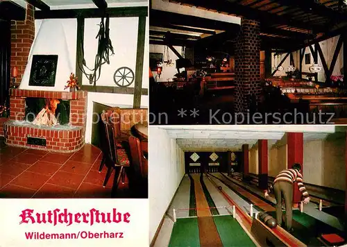 Wildemann Restaurant Kutscherstube Gaststube Kegelbahn Wildemann