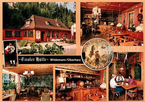 Wildemann Restaurant Tiroler Huette Gastraeume Bar Wildemann